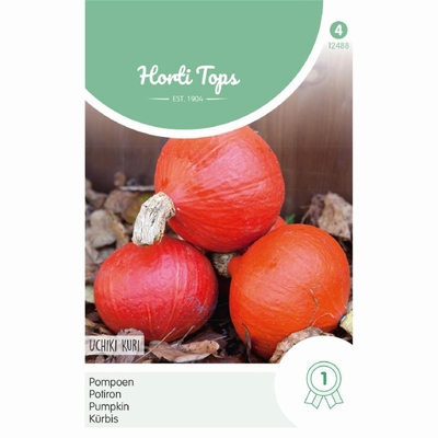 Pompoen Oranje Zon, Uchiki Kuri, echte 'Hokkaido'-pompoen