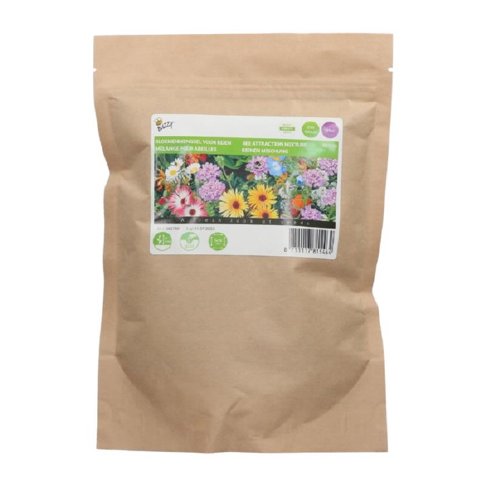 Bijen-bloemen mengsel     voor 125 m2 , inhoud 250 gr.