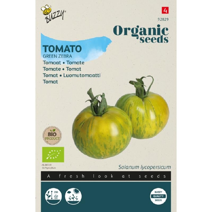 Bio Organic Tomaat Green Zebra (BIO)   NIEUW