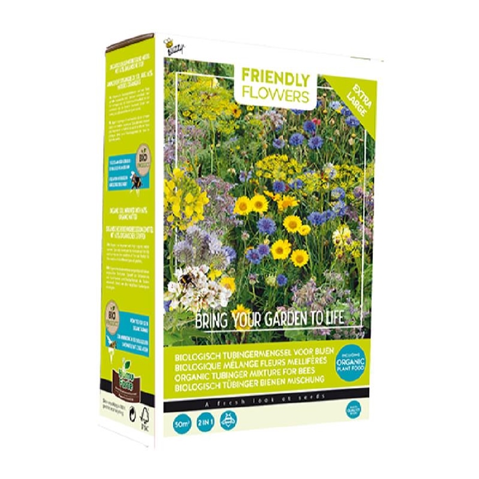 Mix  voor bijen (GROOT) Biologisch mengsel van 10 soorten, 40-100 cm hoog