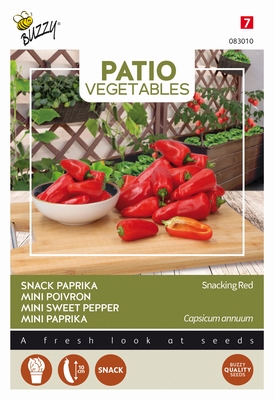 Paprika   - Snacking Red Patio - NIEUW