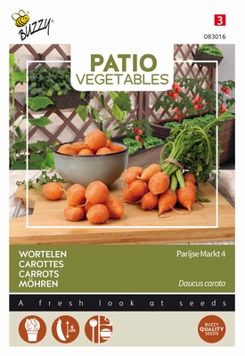 Wortelen Parijse Markt 4  -  Patio Veggie  -  NIEUW