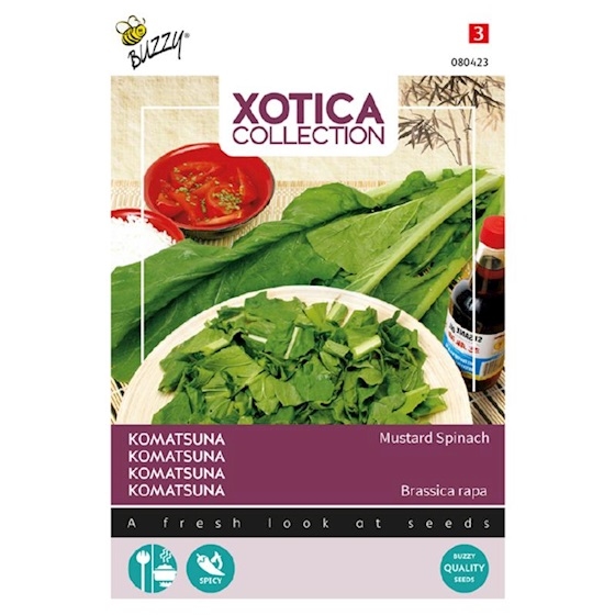 Komatsuna Mosterd Spinazie - Komatsuna, Mustard Spinach
