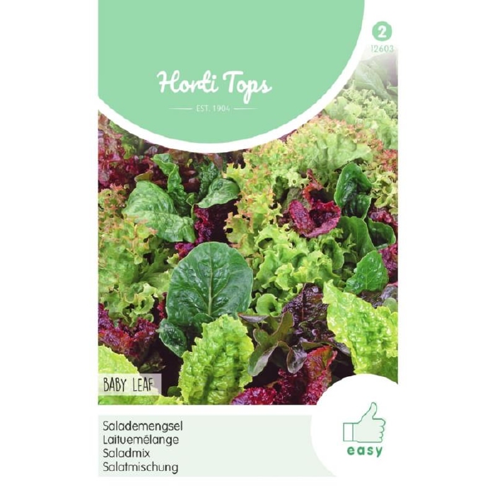 Sla - Babyleaf mengsel - mini sla - Lactuca mix