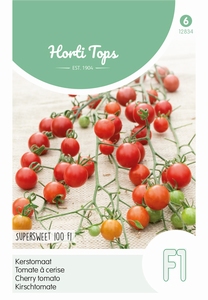 Tomaat  Kerstomaat Super Sweet 100 F1    -   zoete cherry