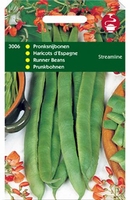 PRONKSNIJBONEN Streamline, roodbloeier  - Stoknijboon