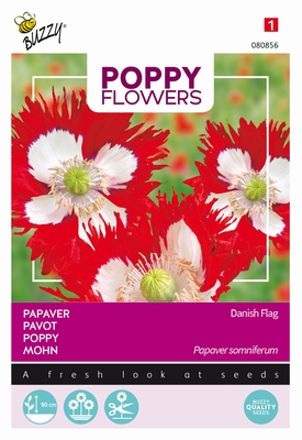 Papaver somniferum - Deense vlag