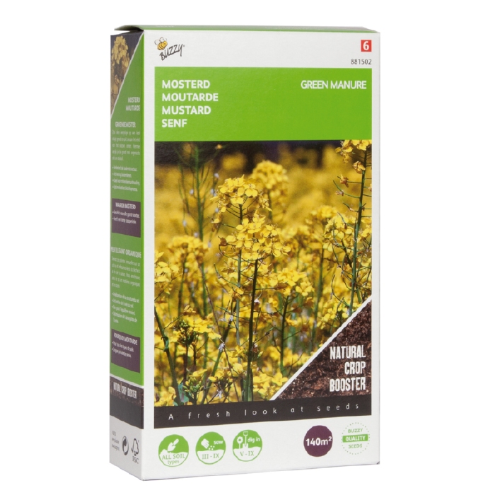 Mosterd  Gele  - 140 gram  (bodemaaltjes resistent)