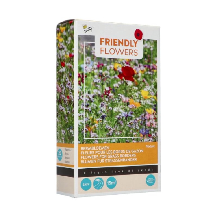Mix voor  Bermen,  doosje bloemenmix voor bermen  20 soorten