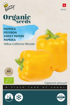 Bio Organic Paprika Yellow California Wonder (BIO)
