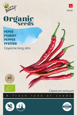 Bio Organic Peper Cayenne long slim (BIO)
