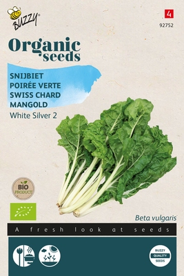 Bio Organic Snijbiet White Silver 2 - Gele Witribb. (BIO)