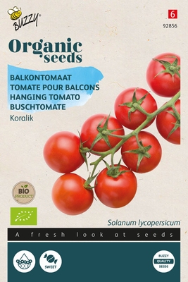 Bio Organic Tomaat Hang- of Balkontomaat Koralik (BIO)