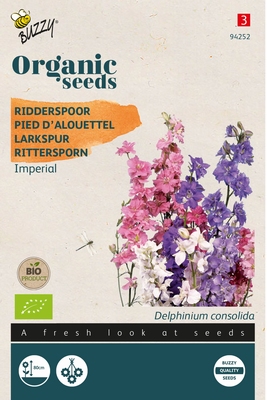 Bio Organic Delphinium Imperial mixed  Ridderspoor (BIO)
