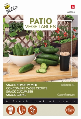 Snackkomkommer Kalimero F1    Patio Veggie  -  NIEUW