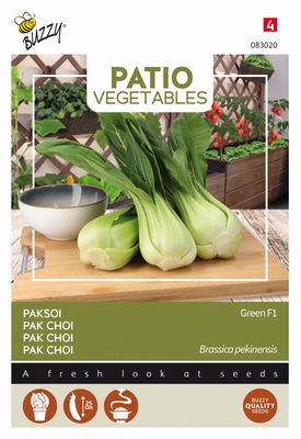 Pak Choi Green    Patio Veggie  -  NIEUW