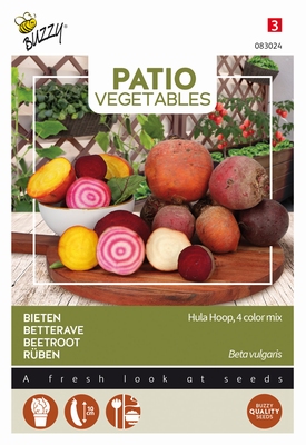 Biet Hula Hoop - vier kleuren mengsel   Patio Veggie  -  NIEUW