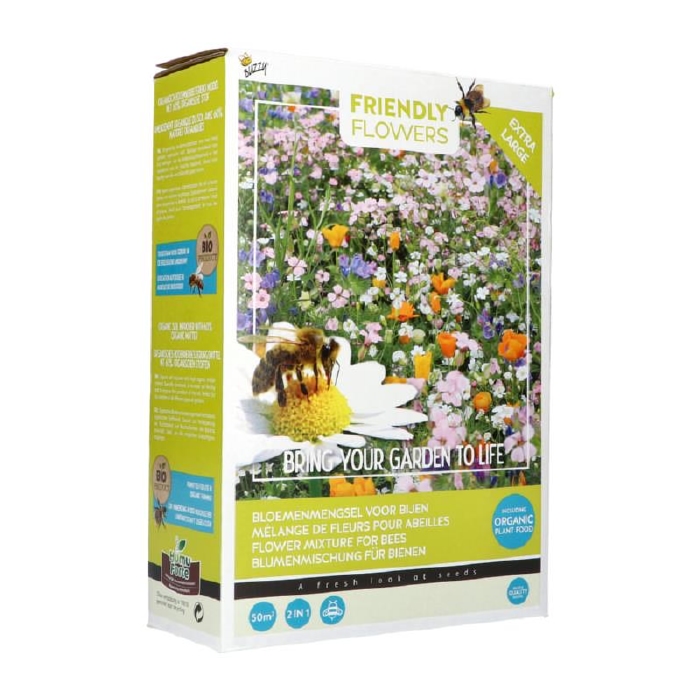 Mix  voor bijen (GROOT) mengsel van 20 soorten, 20-35cm hoog