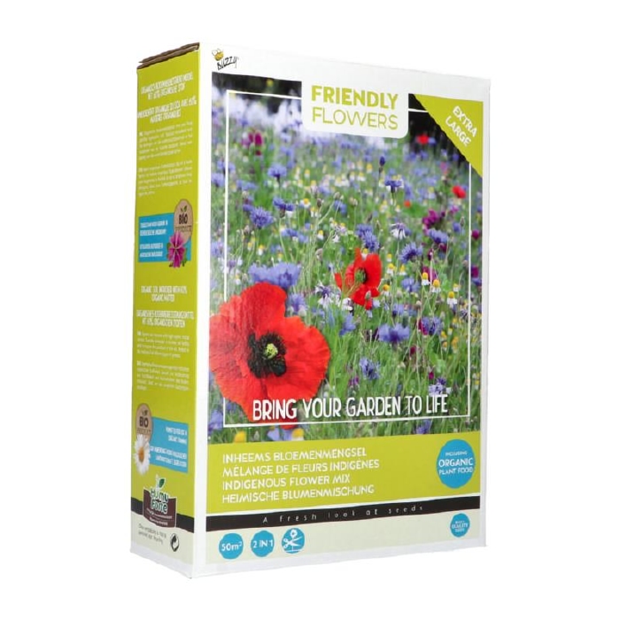 Mix  voor inheems, (GROOT) mengsel 15 soorten, 60-100cm hoog