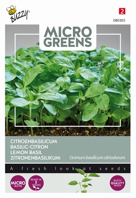 Microgreens Citroenbasilicum    NIEUW