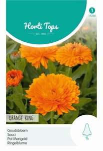 Calendula, Goudsbloem Orange King 40 cm