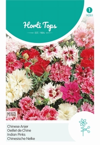 Dianthus, Chinese Anjer dubbelbloemig gemengd