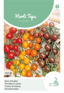Tomaten Cherry - 4 kleuren - rood geel oranje zwart -