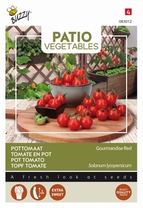 Tomaat Gourmandise Red   Patio Veggie  -  NIEUW