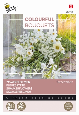 Colorful Bouquets, Sweet White (Witte tinten)  NIEUW
