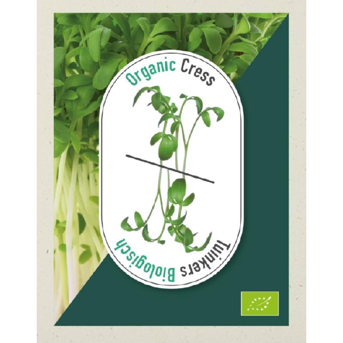 BIO  Tuinkers  gewone Cress -  weggeef zakje -   NIEUW