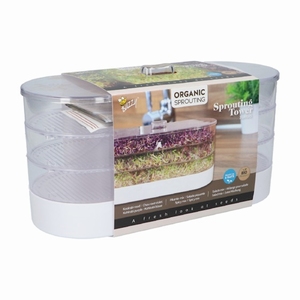 Kiemgroente Tower 3 laags kweekset  BIO organic