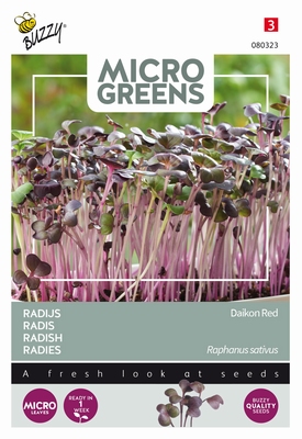 Microgreens Radijs (rood)     NIEUW