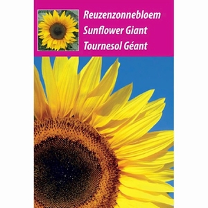 Zonnebloemen, weggeefzakje / uitdeelzakje