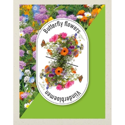 Vlinderbloemen mengsel  -  weggeef zakje  -  NIEUW