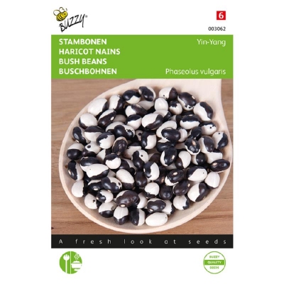 STAMBONEN  Yin-Yang, 15gr Leuke droogboon met 2 kleurig zaad